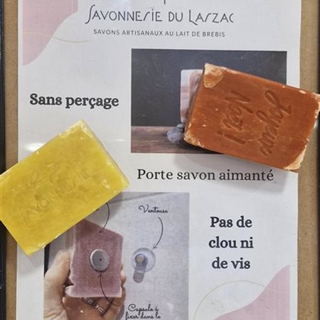 Porte savon aimanté
