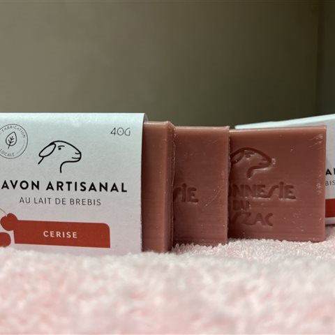 Savon au lait de brebis Cerise 40g