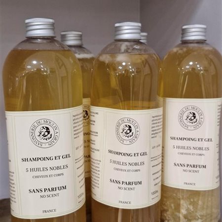 DESTOCKAGE : Shampoing et gel 5 huiles - 500 ml